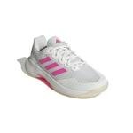 Adidas Women's Gamecourt 2.0 Tennis, White/Lucid Pink/Black, 7