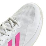 Adidas Women's Gamecourt 2.0 Tennis, White/Lucid Pink/Black, 7