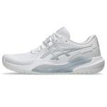 ASICS Women's Gel-Challenger 15 Tennis Shoes, 7.5, White/Pure Silver