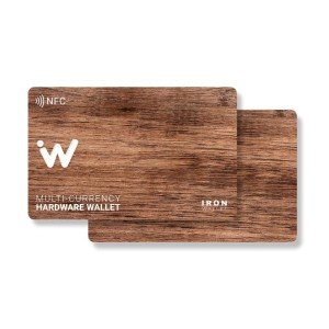 Wooden Crypto Wallet Set for Secure Bitcoin Storage
