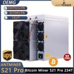 Bitmain Antminer S21 Pro 234T Bitcoin Miner