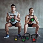 Fitvids Kettlebell Sets 4 Piece Strength Training KettleBells Weight Set 5lb, 10lb, 15lb, 20lb Kettle Bell