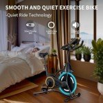 Maicifi Stationary Exercise Bike for Home Indoor Cycling Exercise Equipment with Adjustable Resistance Comfortable Seat Smartphone Holder Sleek Design for Home Gym Cardio Workout Training