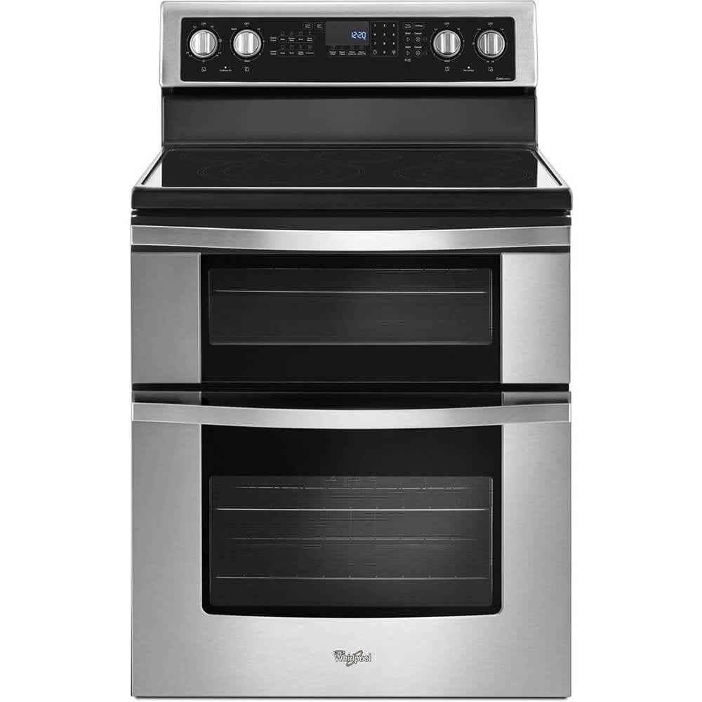 Whirlpool Double Oven Convection Range in Stainless Steel