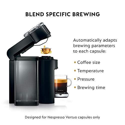 De'Longhi Black Nespresso Vertuo Coffee Machine
