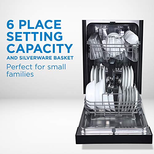 Danby 18" Built-In Dishwasher in Stainless Steel