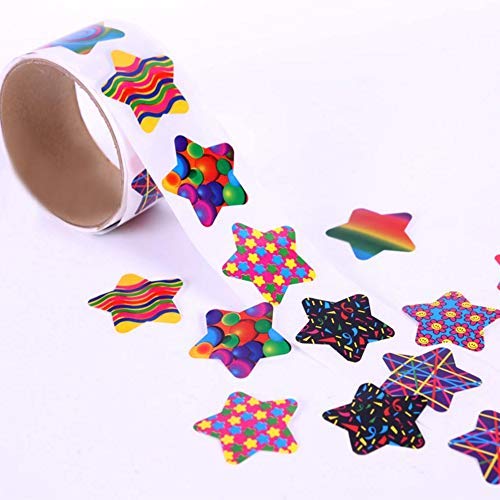 500 Kids Party Supplies Stickers in 5 Rolls
