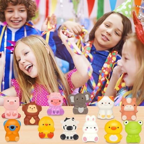 24PCS Animal Squishy Toys for Kids Party Favors