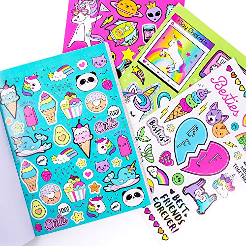 1500+ Kawaii Y2K Stickers: Positivity Quotes, Sweet Treats