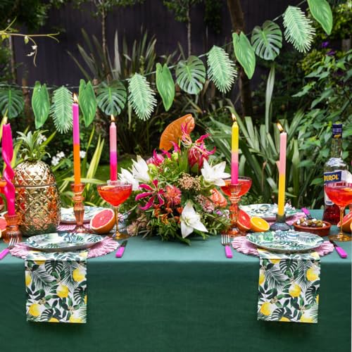 Tropical Palm Leaf Garland Party Decor, 2.6M, 8.5 FT