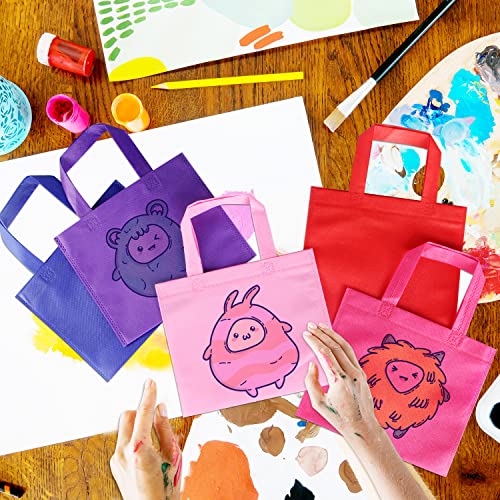 Rainbow Party Favor Bags, 9.8" Small Pack of 30