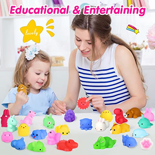 40pcs Mini Kawaii Squishies Party Favors Stress Relief