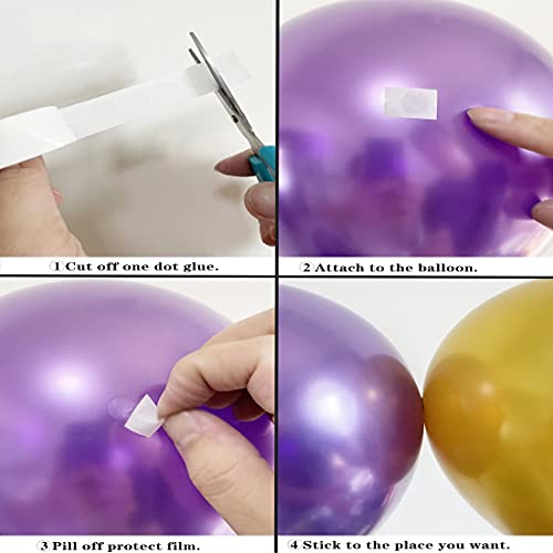 100pcs 12inch Chrome Metallic Party Balloons for Celebrations
