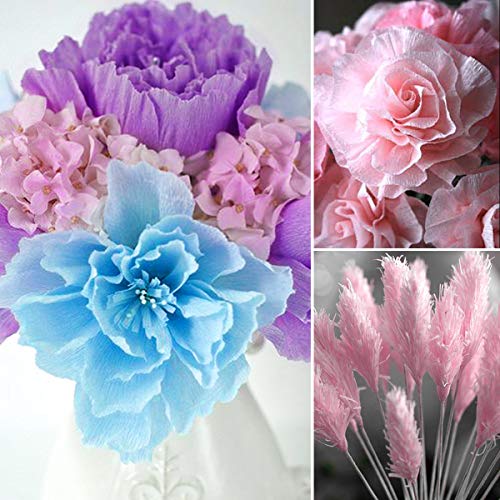 12 Rolls Crepe Paper Streamers, 12 Colors for Parties