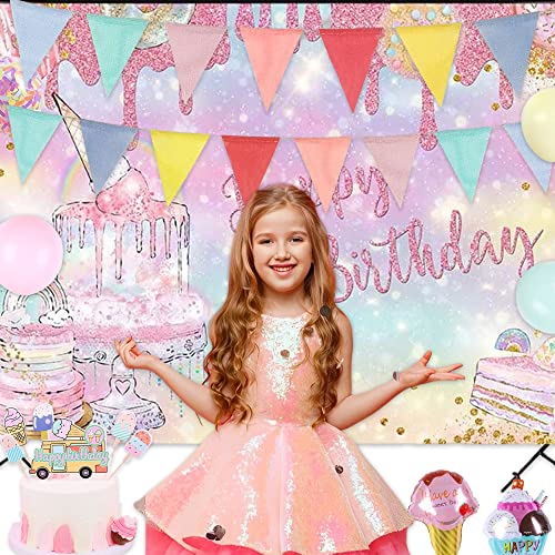Pastel Pennant Banner Flags for Birthday Parties & More