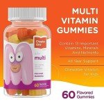 Zahler - Chapter One Kids Multivitamin Gummy with 13 Vitamins & Nutrients (60 Flavored Gummies) - Certified Kosher Kids Vitamins Including Vitamin C, D3, Zinc & More - Delicious Multivitamin Gummies