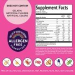 Vitamin Friends - Vegan Multivitamin & Iron for Kids - Daily Nutritional Support Gummies w/Ferrous Fumarate B-Complex, Vitamin C, Zinc, Biotin - Body Function & Anemia - Strawberry, (60 Day Supply)