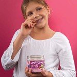 Vitamin Friends - Vegan Multivitamin & Iron for Kids - Daily Nutritional Support Gummies w/Ferrous Fumarate B-Complex, Vitamin C, Zinc, Biotin - Body Function & Anemia - Strawberry, (60 Day Supply)