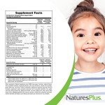 Natures Plus Animal Parade Children's Chewable Multivitamin - 180 Animal-Shaped Tablets, Pack of 2 - Natural Assorted Flavors - Vegan, Gluten Free - 180 Total Servings