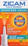 Zicam Cold Remedy No-Drip Nasal Spray with Cooling Menthol & Eucalyptus, Homeopathic, Zinc-Free, Pre-Cold Medicine, Shortens Cold Duration, 0.5 Ounce