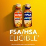 VICKS DayQuil & NyQuil SEVERE Honey Flavor Co-Pack, Cold & Flu Medicine, RelievesHeadache, Fever, Sore Throat, Minor Aches & Pains, Nasal Congestion, Sinus Pressure, Stuffy Nose, and Cough, 2x12oz