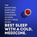 Vicks NyQuil SEVERE Cold, Flu, and Congestion Medicine, 2x12 fl oz Twin Pack, Berry Flavor, Maximum Strength, Nighttime Relief