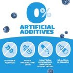 Genexa Clean Cold & Flu Daytime + Nighttime Severe Relief, Dye Free, 0% Artificial Additives, Acetaminophen Fever Reducer, Cough Suppressant, Antihistamine, Organic Blueberry Flavor, 12 fl oz (2 pack)