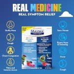 Mucinex Children's Day & Night Combo Pack, Kids Cold Medicine / Kids Cough Medicine, Daytime Cold Medicine & Night Time Cold and Flu Medicine, Mucinex Kids Medicine, Berry Flavor Liquid (2 X 4 Fl Oz)