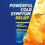 Theraflu Daytime Severe Cold Relief Powder, Cold and Cough Medicine Powder Packets, Honey Lemon Flavors - 6 Count (Pack of 1)