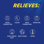 Theraflu Daytime Severe Cold Relief Powder, Cold and Cough Medicine Powder Packets, Honey Lemon Flavors - 6 Count (Pack of 1)