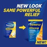 Theraflu Daytime Severe Cold Relief Powder, Cold and Cough Medicine Powder Packets, Honey Lemon Flavors - 6 Count (Pack of 1)