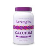 Barimelts Calcium Citrate with Vitamin D3 & Magnesium, 120 Smooth-Dissolving Tablets (1-Month Supply), Bariatric Calcium Supplements for Women, Natural Berry Flavor​