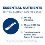 Citracal Maximum Plus, 650 mg Calcium Citrate, easily absorbed and highly soluble with 25 mcg (1000 IU) Vitamin D3, Bone Health Support, Calcium Supplement for Ages 12+, 120 Count