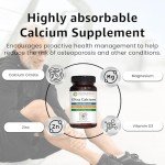 Pure Nutrition Ultra Calcium Citrate 1000mg Highly absorbable Calcium Supplement with Calcium Citrate Malate, Vitamin D, Zinc and Magnesium - 1 Tablet Daily (90 Veg Tabs) Non-GMO | Gluten-Free