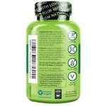 NATURELO Calcium Supplement - with Vitamin C, Vitamin D3, K2, and Calcium Magnesium Zinc for Bone Strength with Calcium 600mg - Plant-Based, 240 Vegetarian Capsules, Non-GMO, Soy & Gluten-Free