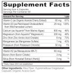 NATURELO Calcium Supplement - with Vitamin C, Vitamin D3, K2, and Calcium Magnesium Zinc for Bone Strength with Calcium 600mg - Plant-Based, 240 Vegetarian Capsules, Non-GMO, Soy & Gluten-Free