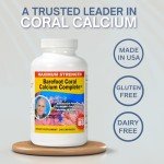 Barefoot Coral Calcium Complete 1500mg, 240 Capsules- Coral Calcium Supplement Developed by Bob Barefoot- Supports Overall Health & PH Levels- Contains Calcium, Magnesium, & Vitamins