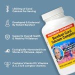 Barefoot Coral Calcium Complete 1500mg, 240 Capsules- Coral Calcium Supplement Developed by Bob Barefoot- Supports Overall Health & PH Levels- Contains Calcium, Magnesium, & Vitamins