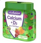 Vitafusion Calcium + D3 Gummies (200 Count)