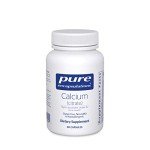 Pure Encapsulations Calcium (Citrate) - Supplement for Bone, Teeth, Colon, and Cardiovascular Health Support* - with Premium Calcium Citrate - 60 Capsules