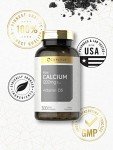 Carlyle Calcium 1200 mg with Vitamin D3 | 300 Softgels | Non-GMO and Gluten Free Supplement