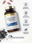 Carlyle Calcium 1200mg with Vitamin D3 | 300 Caplets | Non-GMO, Gluten Free, and Vegetarian