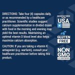 Life Extension Bone Restore Elite Calcium Supplement with Super Potent K2, Calcium, Vitamin D3, Magnesium, Boron, zinc, Vitamin K2, for Bone Health, Gluten-Free, Non-GMO, 120 Capsules