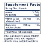Life Extension Calcium Citrate with Vitamin D, Super-absorbable Calcium to Support Optimal Bone Health, Gluten-Free, Non-GMO, 200 Capsules