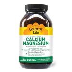 Country Life Target-Mins Calcium Magnesium with Vitamin D Complex for Total-Body Utilization and Osteoporosis Prevention