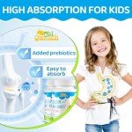 500 MG Calcium Supplement with Vitamin D3 & K2, Zinc, Magnesium & Prebiotics. Kids Vitamins for Kids' Height. Bone Strength, High Absorption, Orange Chewables, Non-GMO, Gluten Free, 60 Tabs