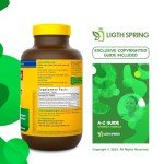Nature Made Calcium 750 mg with Vitamin D3 and K, Dietary Supplement for Bone Support, 300 Tablets with Exclusive Vitamins & Minerals - A to Z - Better Ligth&Spring Guide