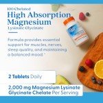 High Absorption Magnesium Chelate, Non-GMO, Vegan, 240 Count