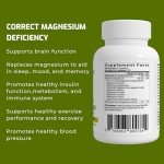 BiOptimizers Magnesium Breakthrough Supplement 4.0 - Has 7 Forms of Magnesium: Glycinate, Malate, Citrate, and More - Natural Sleep and Brain Supplement - 60 Capsules
