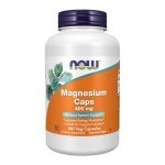 NOW Foods Supplements, Magnesium 400 mg, Enzyme Function*, Nervous System Support*, 180 Veg Capsules